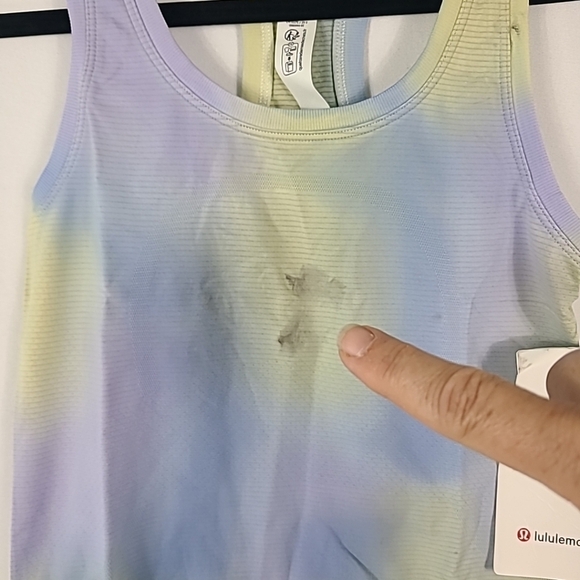 NWT Lululemon Swiftly Tech Racerback Tank 2.0 Psychedelic Wash Lavender Sz 2 ! - Picture 4 of 9